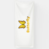 Schmetterling Banner (Vertikal)