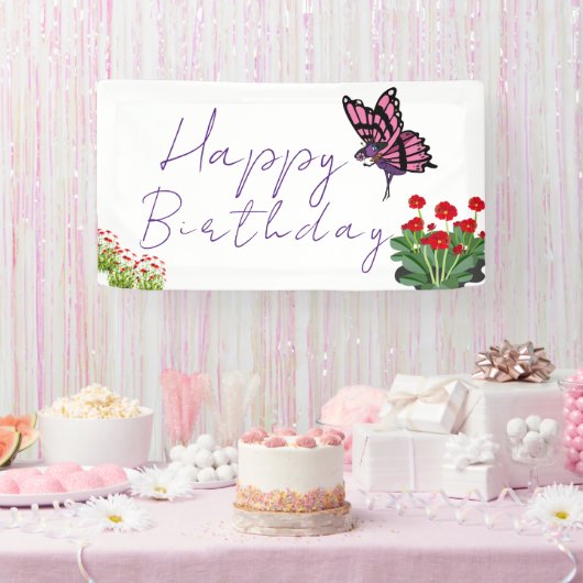 Schmetterling Banner (Party)