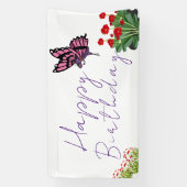 Schmetterling Banner (Vertikal)