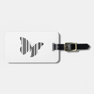 SCHMETTERLING-BAR-CODE Schmetterlinge Muster Desig Gepäckanhänger