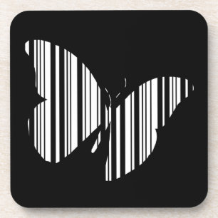 SCHMETTERLING-BAR-CODE Schmetterlinge Muster Desig Untersetzer