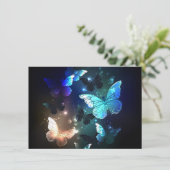 Schmetterling Begleitkarte (Stehend Vorderseite)