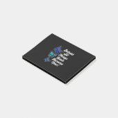 Schmetterling Behold Post-it Klebezettel (angewinkelt)