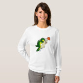 Schmetterling beim Basketball-Sport T-Shirt (Vorne ganz)