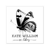 Schmetterling Benutzerdefiniert Ex Libris Permastempel (Design)