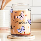 Schmetterling benutzerdefinierter Name Dosenglas