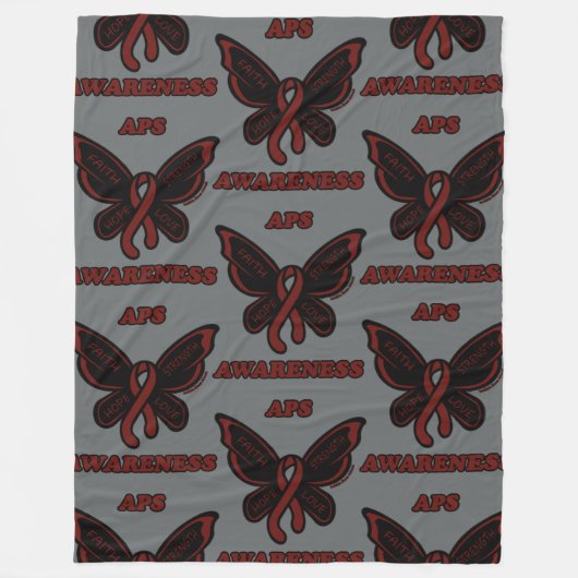 Schmetterling/Bewusstsein...APS Fleece Blanket (Vorderseite)