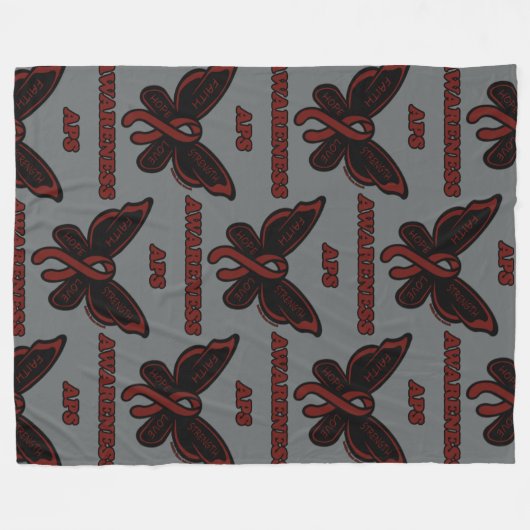 Schmetterling/Bewusstsein...APS Fleece Blanket (Vorderseite (Horizontal))