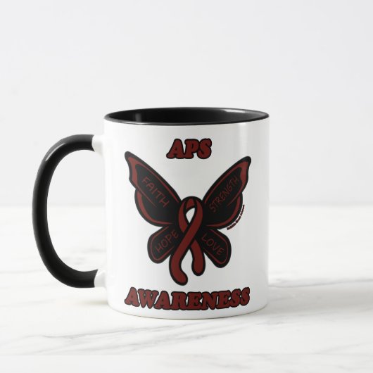 Schmetterling/Bewusstsein...APS Tasse (Links)