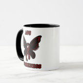 Schmetterling/Bewusstsein...APS Tasse (Vorderseite Links)
