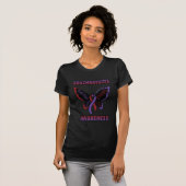 Schmetterling/Bewusstsein...Arachnoiditis T-Shirt (Vorne ganz)