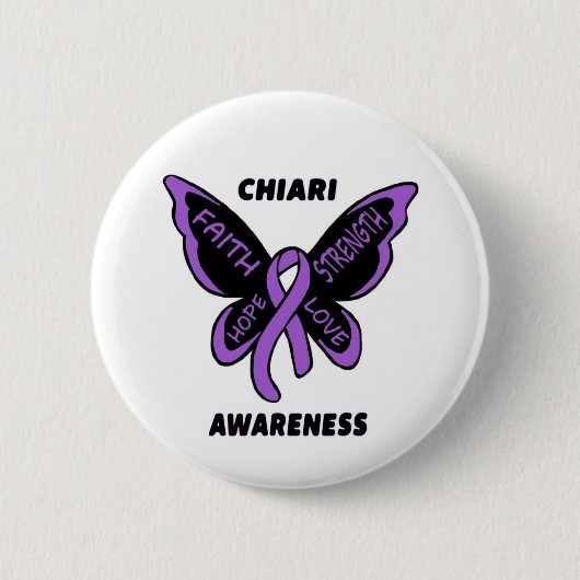 Schmetterling/Bewusstsein...Chiari Button (Vorderseite)