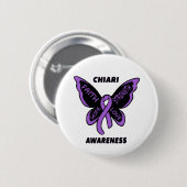 Schmetterling/Bewusstsein...Chiari Button (Vorne & Hinten)