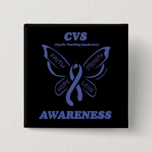 Schmetterling/Bewusstsein...CVS Button (Vorderseite)