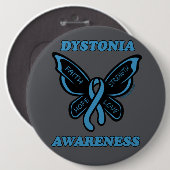 Schmetterling/Bewusstsein...Dystonie-Taste Button (Vorne & Hinten)