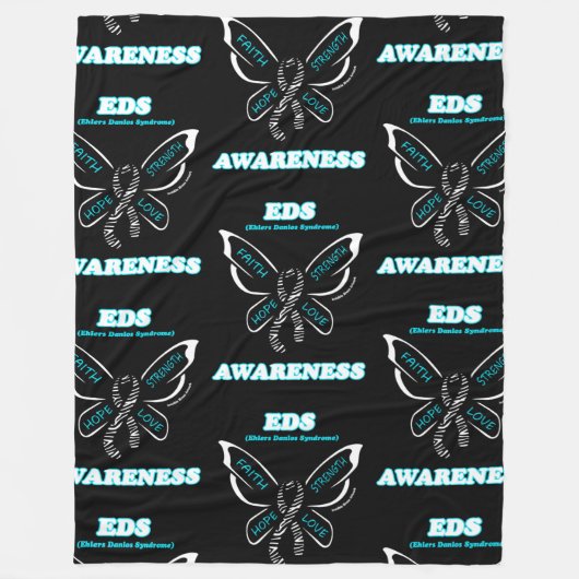 Schmetterling/Bewusstsein...EDS Fleece Blanket (Vorderseite)