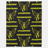 Schmetterling/Bewusstsein... Endometriose Fleece B (Vorderseite)