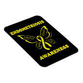 Schmetterling/Bewusstsein...Endometriose Magnet (Rechte Seite)