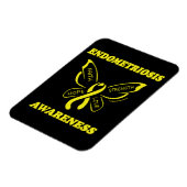 Schmetterling/Bewusstsein...Endometriose Magnet (Linke Seite)
