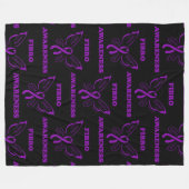 Schmetterling/Bewusstsein... Fibro Fleece Blanket (Vorderseite (Horizontal))