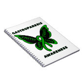 Schmetterling/Bewusstsein...Gastroparese Notizblock (Rechte Seite)