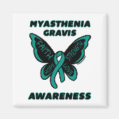 Schmetterling/Bewusstsein...Myasthenia Gravis Magnet (Vorne)