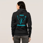 Schmetterling/Bewusstsein...POTS Hoodie (Schwarz voll)