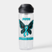 Schmetterling/Bewusstsein...POTS Trinkflasche (Rückseite)