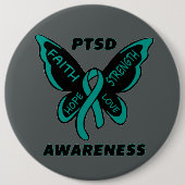 Schmetterling/Bewusstsein...PTSD Button (Vorderseite)