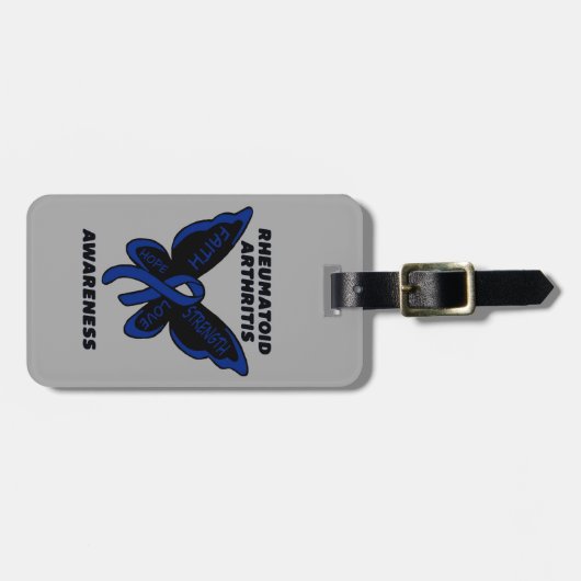 Schmetterling/Bewusstsein… RA Gepäckanhänger (Vorderseite horizontal)