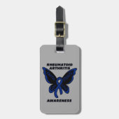 Schmetterling/Bewusstsein… RA Gepäckanhänger (Vorderseite vertikal)