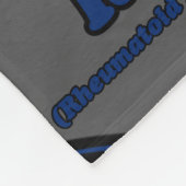 Schmetterling/Bewusstsein...Rheumatoide Arthritis Fleecedecke (Ecke)