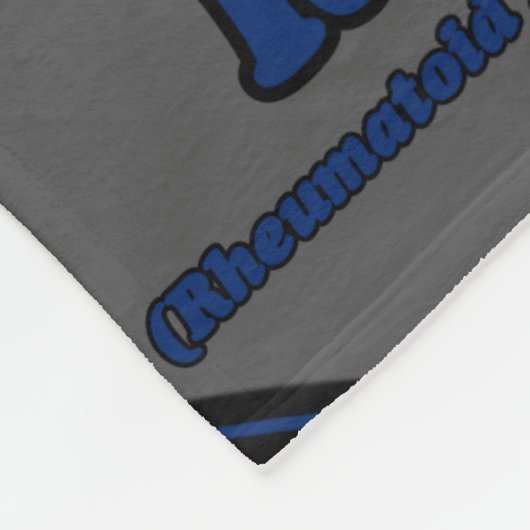 Schmetterling/Bewusstsein...Rheumatoide Arthritis Fleecedecke (Ecke)