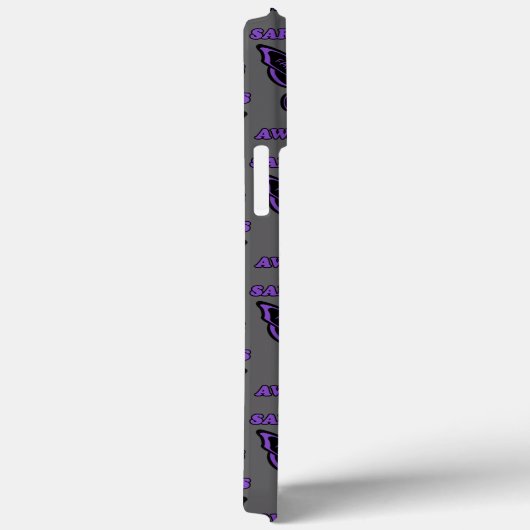 Schmetterling/Bewusstsein...Sarcoidose Case-Mate iPhone Hülle (Rückseite / Rechts)