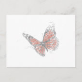 Schmetterling (Biro) Postkarte (Vorderseite)