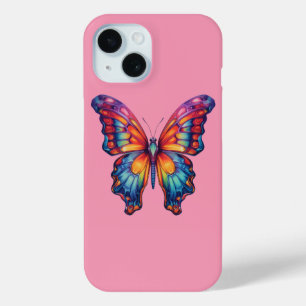 Schmetterling Blau Orange Flügel Case-Mate iPhone Hülle