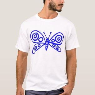 Schmetterling - Blau T-Shirt