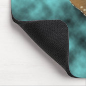 Schmetterling: Blau und Brown-Frack Mousepad (Ecke)