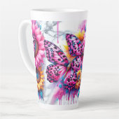 Schmetterling-Bliss im Blut Milchtasse (Linke Ecke)