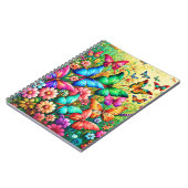 Schmetterling & Bloom Notizblock (Linke Seite)
