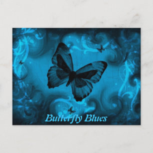 Schmetterling-Blues! -Postkarte Postkarte