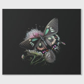 Schmetterling-Blume Geschenkpapier (Flach)