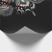 Schmetterling-Blume Geschenkpapier (Ecke)