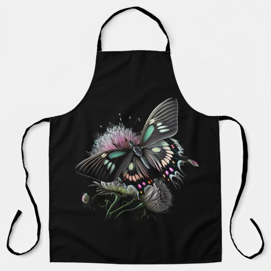 Schmetterling-Blume Schürze (Vorderseite)