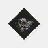 Schmetterling-Blume Serviette (Ecke)