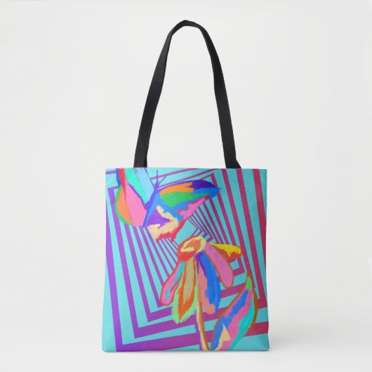 SCHMETTERLING BLUME TASCHE (Vorderseite)