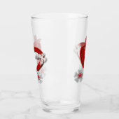 Schmetterling Blume Valentinstag Liebe wir Glas (Links)