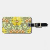 Schmetterling Blumen Botanisch Bunt Gepäckanhänger (Vorderseite horizontal)
