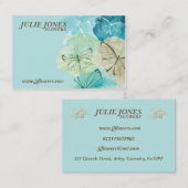 Schmetterling & Blumen / Schmetterling - Visitenka Visitenkarte (Vorne/Hinten)