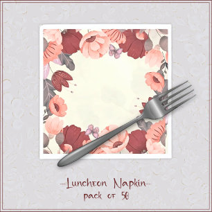 Schmetterling-Blüte Serviette